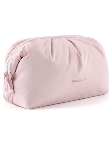 Bolsa de Maquillaje BAGSMART Rosa 17.9x8.8x11.4 cm