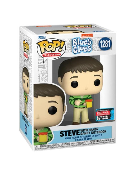 Funko Pop! Steve Blue's Clues 2022 con cuaderno 10.16 cm Funko Pop! Steve Blue's Clues 2022 con cuaderno 10.16 cm