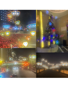 Gafas de Sol Corazón UV400 para Fiesta Rave - Unisex 2