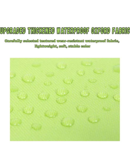 Bolsa de Carrito Plegable ULAKLU Verde con Ruedas 52 cm