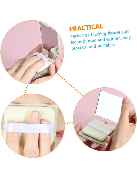 Hojas Absorbentes de Aceite Hemoton con Espejo - 150 Unidades