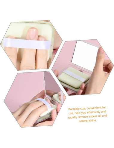 Hojas Absorbentes de Aceite Hemoton con Espejo - 150 Unidades