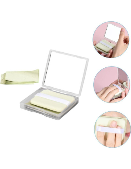 Hojas Absorbentes de Aceite Hemoton con Espejo - 150 Unidades