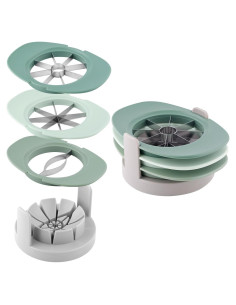Cortador de Frutas 4 en 1 Gosknor Verde Acero Inoxidable
