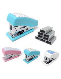 Grapadora Mini Portátil Honbay con 640 Grapas No.12