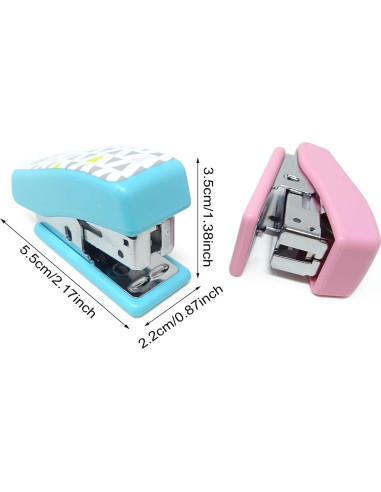 Grapadora Mini Portátil Honbay con 640 Grapas No.12