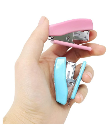 Grapadora Mini Portátil Honbay con 640 Grapas No.12