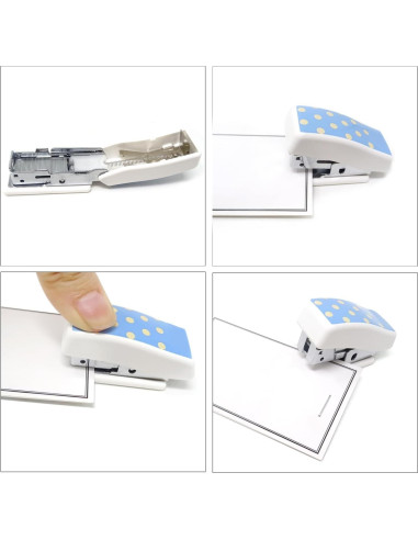 Grapadora Mini Portátil Honbay con 640 Grapas No.12