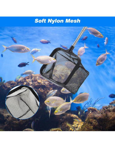 Red de Pescado SynHHergyx para Acuario 2 Piezas 7.6 cm