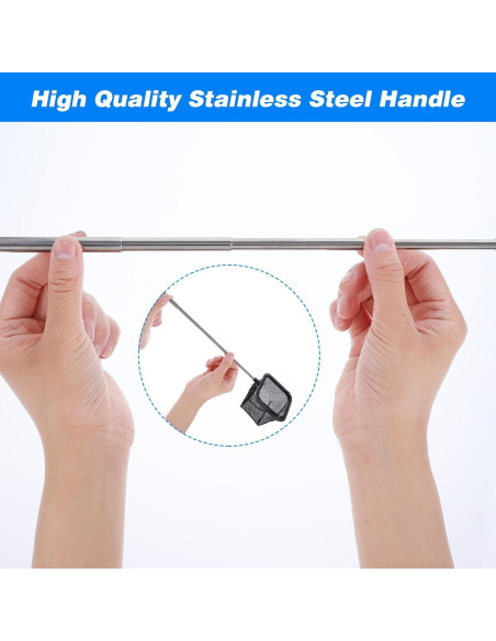 Red de Pescado SynHHergyx para Acuario 2 Piezas 7.6 cm