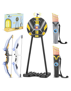 Set de Arco y Flecha LED TIGTECGAME con 20 Flechas y Objetivo