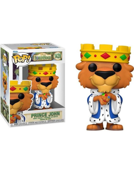 Figura de Vinilo Pop! Funko Príncipe Juan Robin Hood 9.53 cm