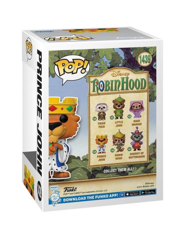 Figura de Vinilo Pop! Funko Príncipe Juan Robin Hood 9.53 cm