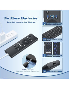 Control Remoto Universal Samsung Smart con Teclado Retroiluminado 2