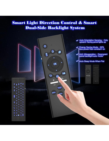 Control Remoto Universal Samsung Smart con Teclado Retroiluminado