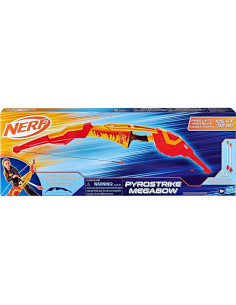 Arco Nerf Pyrostrike Megabow 106 cm con 2 flechas suaves 2