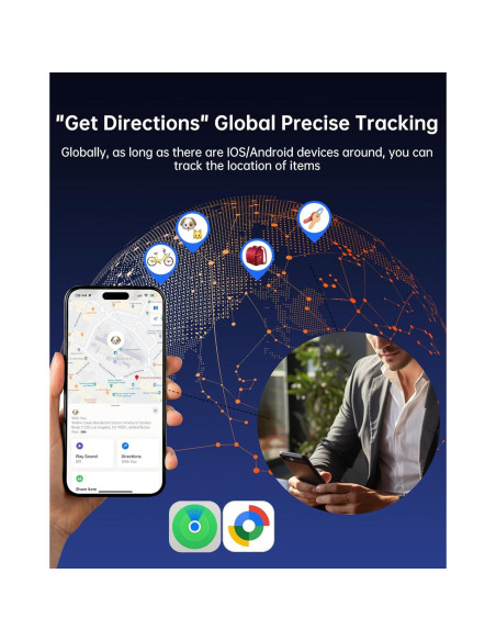 Rastreador Bluetooth Gudluky para llaves y mascotas - iOS/Android