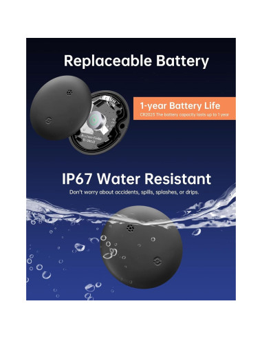 Rastreador Bluetooth Gudluky para llaves y mascotas - iOS/Android