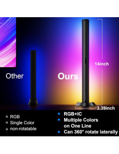 Barra de Luz LED Inteligente TJOY 35 cm RGB con Control APP 2