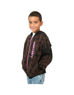 Sudadera con Capucha para Niños Minecraft Enderman 18 2