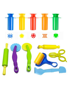 Kit de Herramientas de Plastilina AOIRFUQ - 12 Piezas para Niños