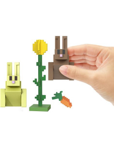 Figuras de acción Minecraft con accesorios Mattel HTN12 2