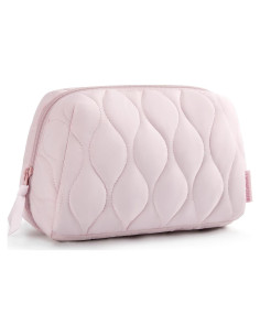Bolsa de Maquillaje Acolchada BAGSMART Rosa 23x10.2x15 cm