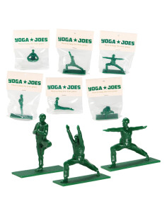 Set de 6 Soldados de Juguete Yoga Humango - Decoración Zen