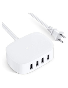 Estación de Carga USB 4 Puertos BULL 25W Compacta 1.83m