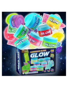Kit de Slime Brillante en la Oscuridad FunKidz 1.04L 4 Colores