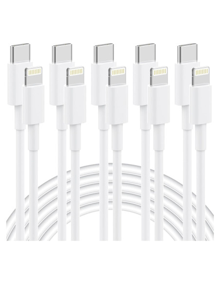 Cable USB C a Lightning QIRUOZ 1.83m Carga Rápida MFi Cable USB C a Lightning QIRUOZ 1.83m Carga Rápida MFi