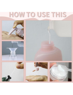 Juego de Botellas de Viaje Reutilizables 16 Piezas COLOGN 2