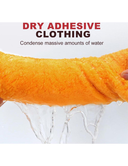 Toalla de Pelo Microfibra JUFFBOT Roja Secado Rápido 26.9x25.9cm