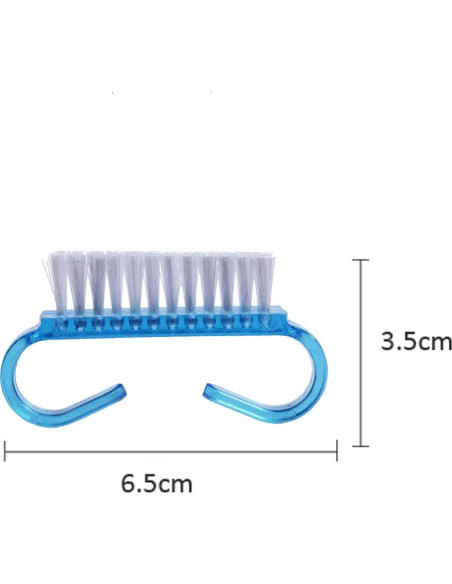 20 Cepillos de Uñas con Mango Ergonomico Benbeno - Multicolor