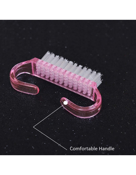 20 Cepillos de Uñas con Mango Ergonomico Benbeno - Multicolor