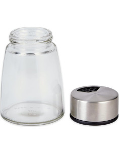 Shaker de Especias RSVP Internacional 148.9 ml Vidrio Acero 2