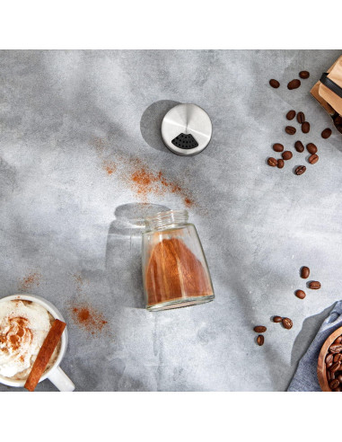 Shaker de Especias RSVP Internacional 148.9 ml Vidrio Acero