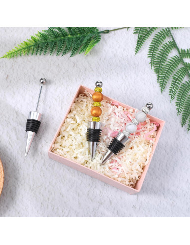 24 Tapones de Vino Decorativos Lemecima Reutilizables 11x2 cm