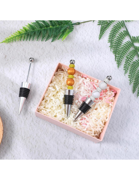 24 Tapones de Vino Decorativos Lemecima Reutilizables 11x2 cm