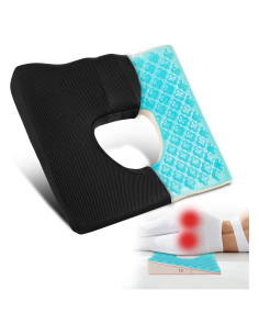 Cojín Antideslizante SCyiqifa para Úlceras de Glúteos 43.9x39.4cm