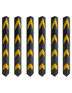Protector de esquina de pared ASTAMOTOR 6 unidades goma 67.7 cm