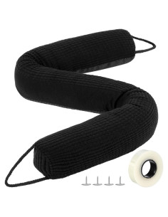 Tope de Puerta Triangular Fiwochic 91.44 cm Aislante Acústico Negro