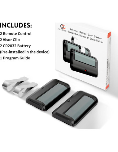 Control Remoto de Puerta de Garaje CreaCity 2 Piezas 891LM 971LM