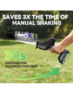 Agitador de Lata de Pintura BVHAB ST-001 Acero Inoxidable 22cm 2