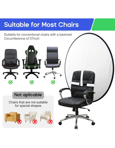 Fondo de Pantalla Plegable RGTBANWPN 145 cm Doble Cara B/N