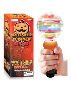 Varita Mágica Iluminada ArtCreativity Calabaza Halloween 22.86 cm