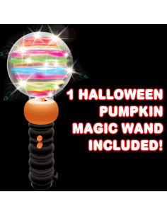 Varita Mágica Iluminada ArtCreativity Calabaza Halloween 22.86 cm 2