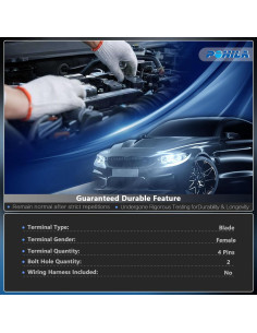 Resistor de Ventilador HVAC POHILA RECM00015YX 121.9g 2