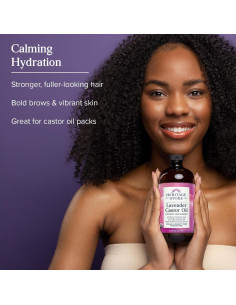 Aceite de Ricino Orgánico Heritage Store 236.6ml con Lavanda 2