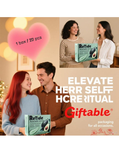 Exfoliante Corporal de Aguacate Retide - 20 Sachets de 10g